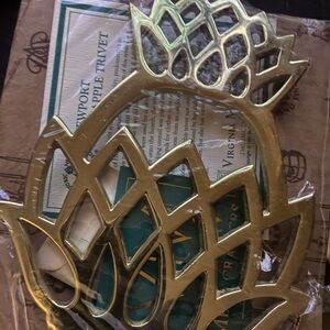Solid Brass Pineapple Trivet
